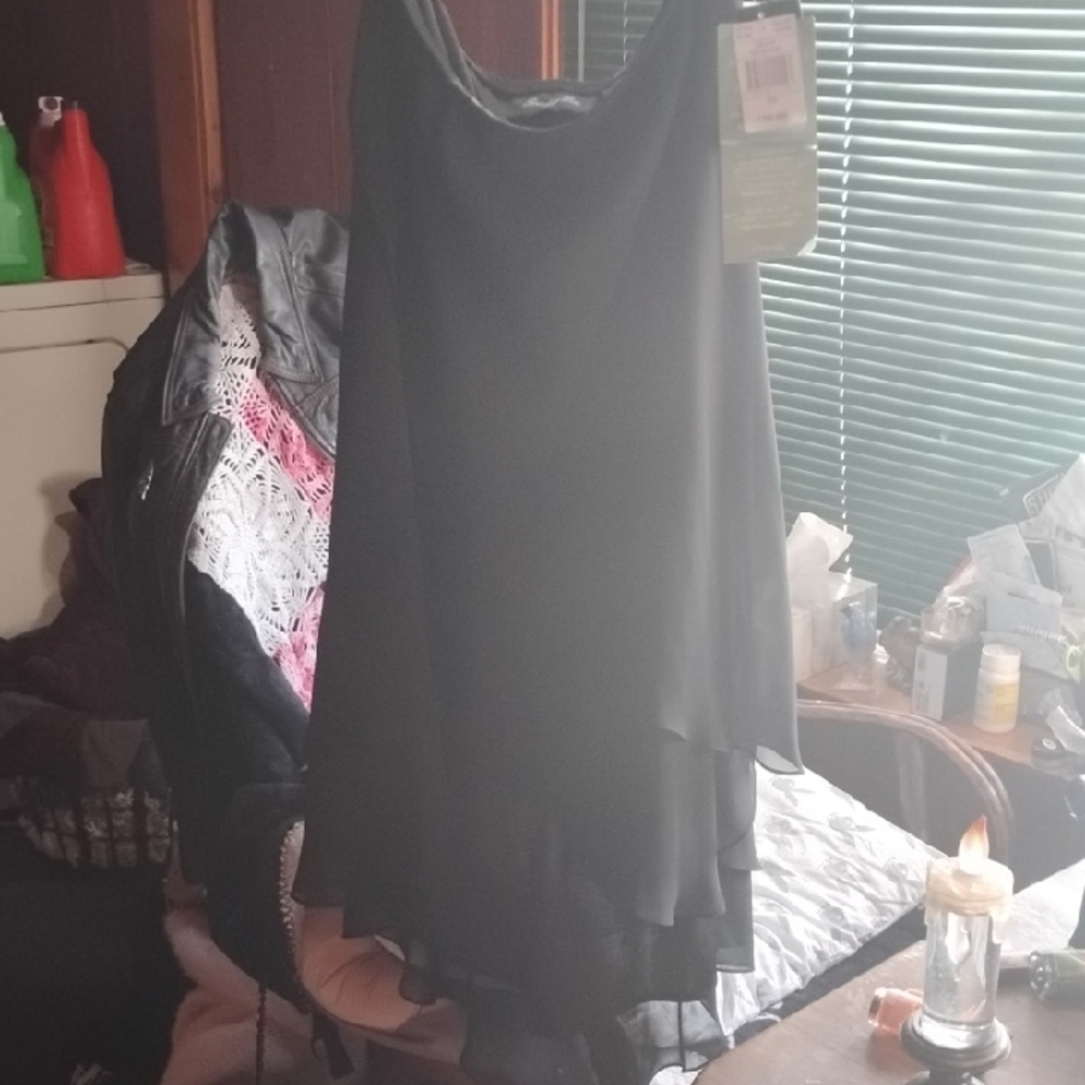 Scarlett Nite Elegant Black Skater Skirt NWT